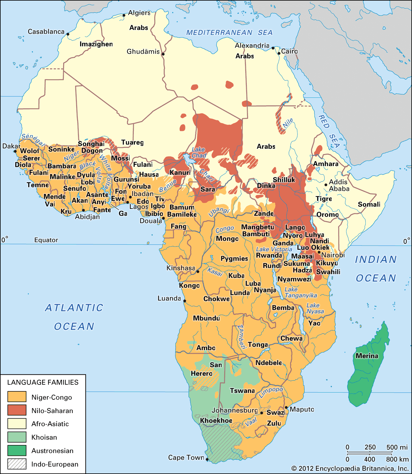 De volkeren en hun classificatie - Inleiding tot Afrika